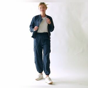 Albion Fit Jetsetter cargo joggers in true blue